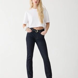 J Crew black vintage slim straight jeans, size 28. Good condition.